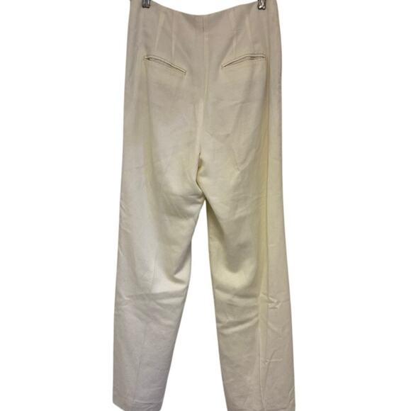 Ann Taylor White Linen Blend Pants Size 6 - Picture 5 of 7